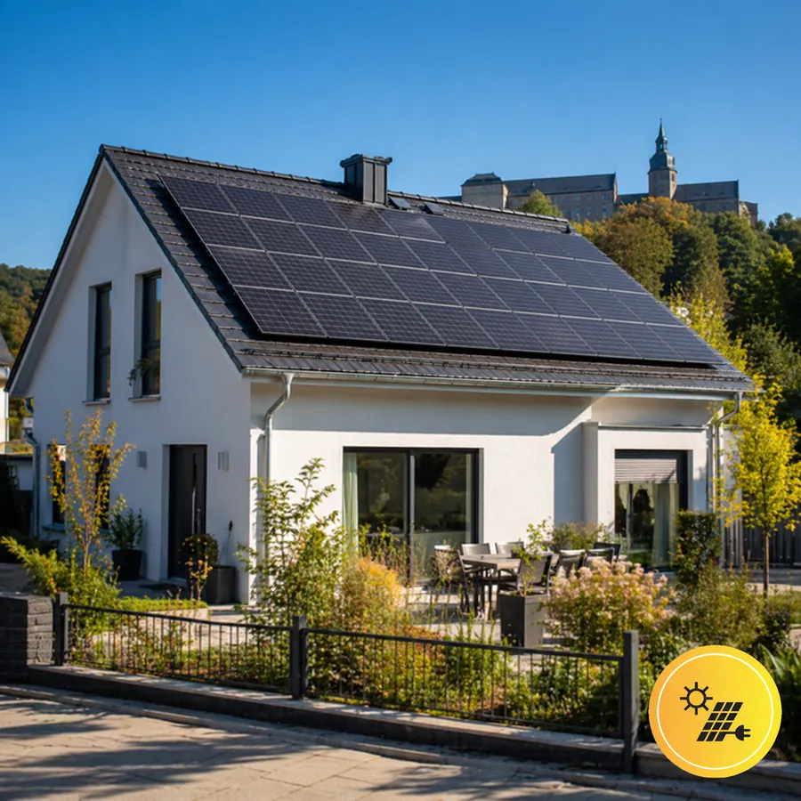 Einfamilienhaus mit Photovoltaikanlage in Kassel